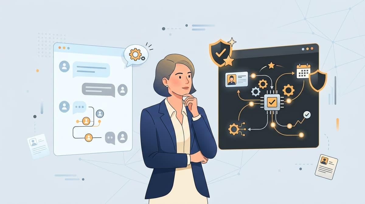 AI agent vs AI chatbot: what is the difference and which does your recruitment firm need?