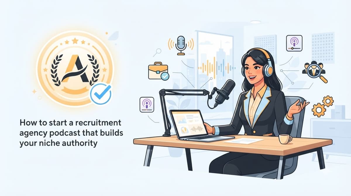How to start a recruitment agency podcast that builds your niche authority