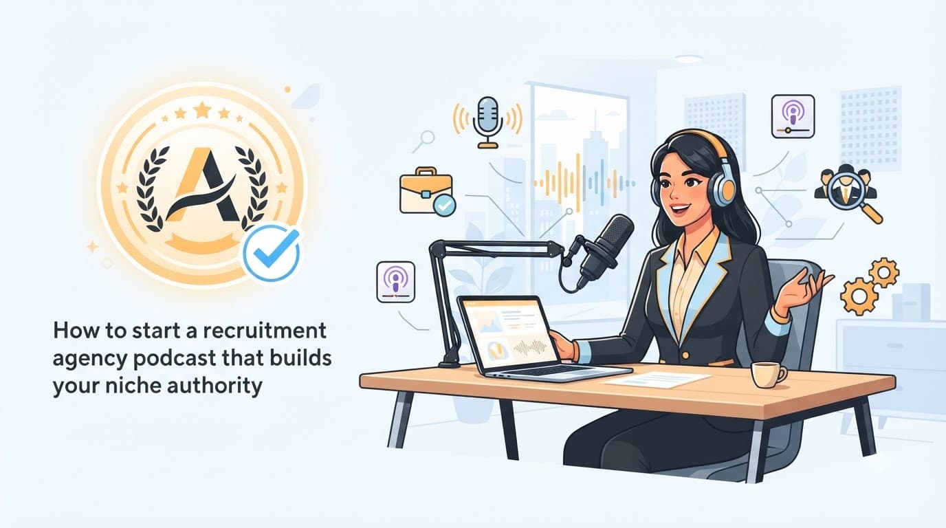 How to start a recruitment agency podcast that builds your niche authority